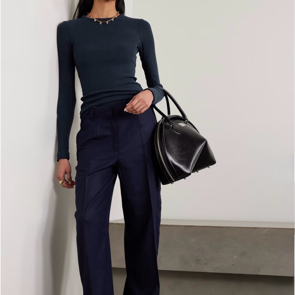 rag & bone
Icons Luca Long-Sleeve Top in Navy Blue size S Small